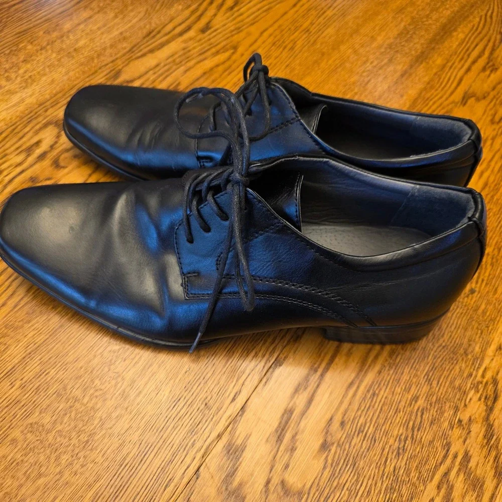 Madden Mens Black Lace Up‎ Oxford Dress Shoes Formal Business Size 9.5 Office